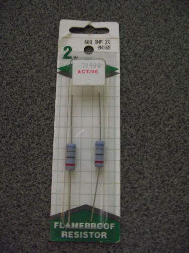 NTE 2 W FLAMEPROOF RESISTOR 2W168 IN ORGINAL BOX