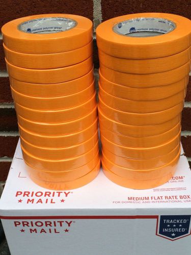 AUTOMOTIVE MASKING TAPE  HALF CASE 3/4 X 60 YARDS 24 ROLLS ORANGE