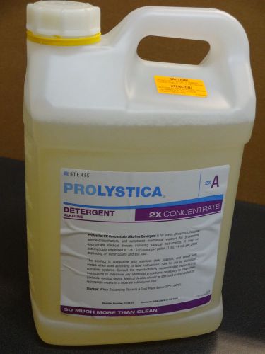 STERIS PROLYSTICA 2X ALKALINE DETERGENT CLEANER WASHER DISNFECTOR MEDICAL 2.5GAL