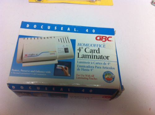 4&#039;&#039; card laminator