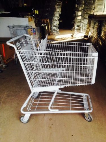 Shopping Carts GRAY Metal LOT 100 Large Grocery Supermarket Liquor Warehouse