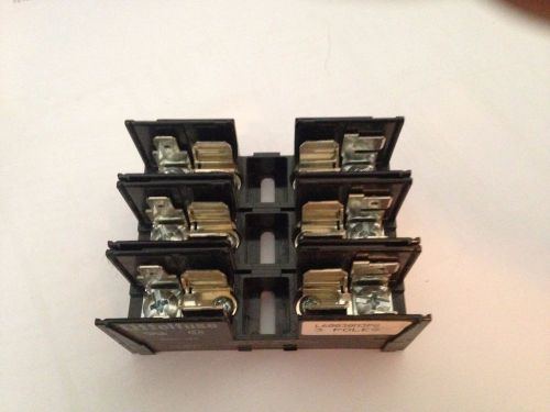 Littlefuse Fuseholder L60030M-3PQ 60V 30A Midget 3 Pole Fuse Block