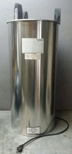 Delfield s/s drop-in even temp heated 10.12&#034; plate dish dispenser - dis-1013-et for sale