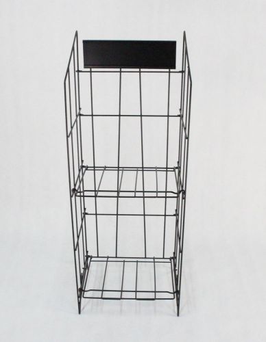 Display, bulk newspaper magazine metal wire rack catalog stand 11562 for sale