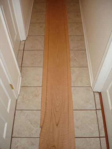 One  red oak wood veneer sheet  14 &#039;&#039; x 90&#039;&#039; x 1/20 or .050 over 40 years old for sale