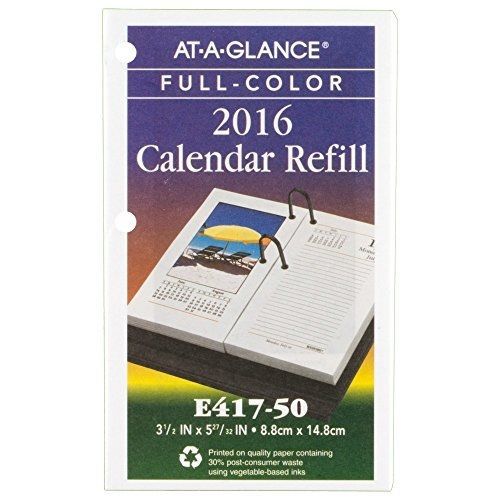 At-a-glance at-a-glance daily desk calendar 2016 refill, photographic, 12 for sale