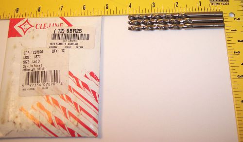 nEw 3 Pc. USA D (d) / .246&#034; drills Drill bits lathe mill machinist aircraft tool