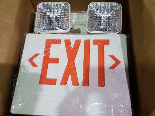 New LSI Industries PRX R U WB WH PR50 R12 EXIT SIGN