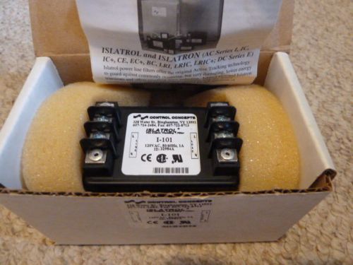 NEW CONTROL CONCEPTS ISLATROL I-101 120VAC TRACKING FILTER #I-101