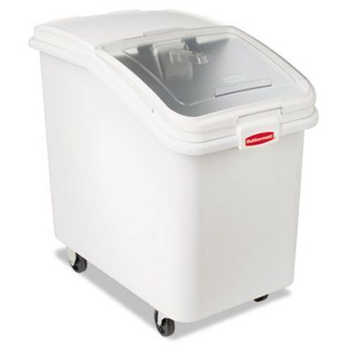 Rubbermaid ProSave Mobile Ingredient Bin, 30.86gal, 18w x 29 3/4d x 28h, White