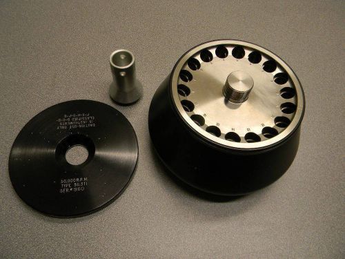 Beckman 50.3 Ti Rotor Fixed-Angle, Titanium, 18 x 39 mL, 50,000 rpm, 302,000 x g