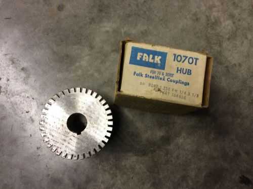 Falk 1070t hub for 70 &amp; 1070t falk steelflex couplings bore 1.250&#034; kw 1/4x1/8 for sale