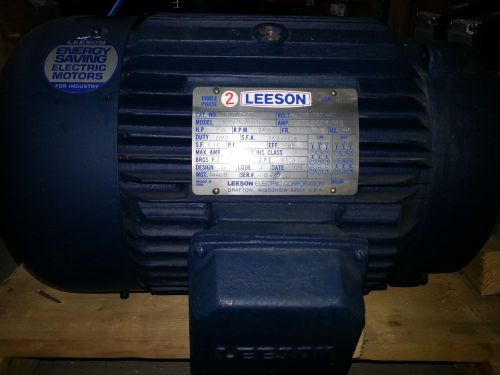 *new* leeson motor cat# 151345-60, mod# n213t34fc42, 7.5hp, 3450rpm, 213tc, 3ph for sale