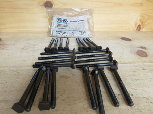 Teco T-bolt  #45211   3/8 x4 ,  3/8 &#034; table t-slot size,(24-pcs for 75.00)