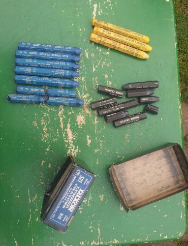 Lumber marking crayons dixon - joseph dixon crucible co.  blue/yellow/black for sale