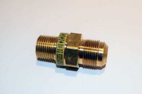 Brasscraft safety+plus 5/8 in. o.d. flare x 3/4 in mip excess flow valve 135kbtu for sale