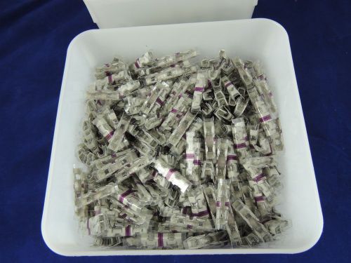 TYCO AMP 61226-2 Purple Picabond Splicing Splice Connectors 1 Lot 100