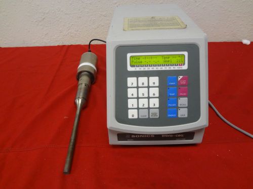 Sonics Vibra-Cell VCX 750 Watt Ultrasonic Homogenizer W/ CV33 Transducer &amp; Probe