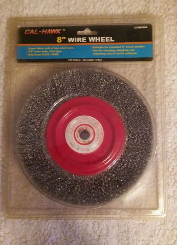 CAL-HAWK CZWW08A 8&#034; WIRE WHEEL ctt tools mechanic 4 laps 4500rpm