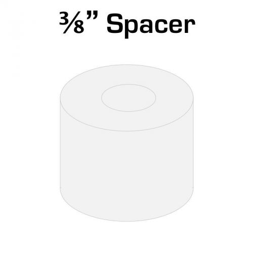 Nylon Spacer 3/8&#034; Thick, 1/2&#034; OD 0.194&#034; ID, 10 pack for VEX Robotics 0.375 inch