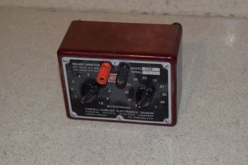 CORNELL-DUBILIER DECADE CAPACITOR MODEL CDB5