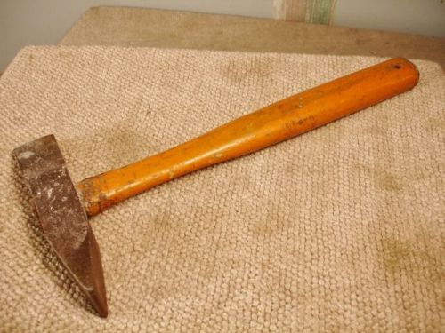 Leetoni Rock Mining Prospecting Hammer Orange Handle USED USA