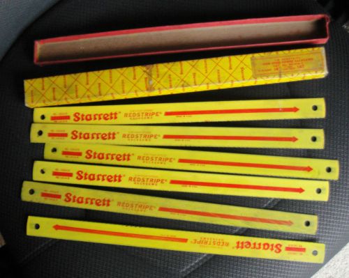 Six New Starrett Hack Saw Blades Red Stripe RS 1414-5 High Speed