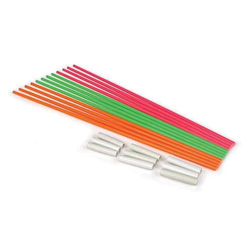 Safariland mcr-k evi-paq multicolored forensic 12 rod kit 1/4&#034; x 18&#034; for sale