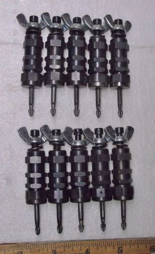 10 - 5/32&#034; Wingnut Clecos -  Genuine Kwik-Lok Cleco Fasteners with 0-1/2 Grip