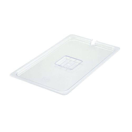 Winco SP7100C, Full-Size Polycarbonate Food Pan Slotted Cover, NSF