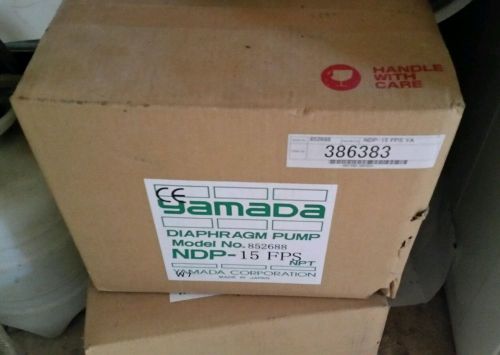 Yamada Diaphragm Pump model # 852688