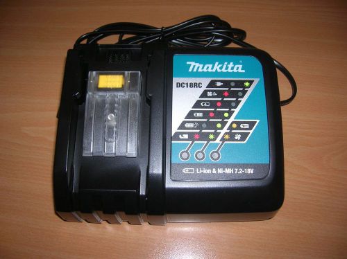 Genuine MAKITA DC18RC 7.2-18V  Litium lon Battery Fast Charger 220V-240V EUplug