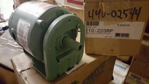 Taco 110-223RP Single Phase 1/12 HP Pump Motor Assembly NEW!!