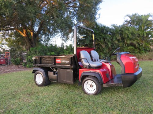 2010 toro workman hdx dump body model 07367  1855 hrs - fuel injected for sale