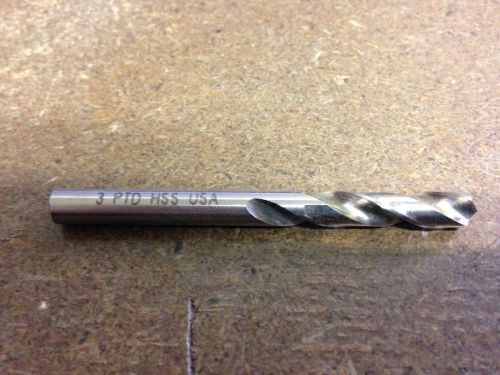 .2130&#034; #3 HIGH SPEED STEEL STUB DRILL 118 DEGREE POINT