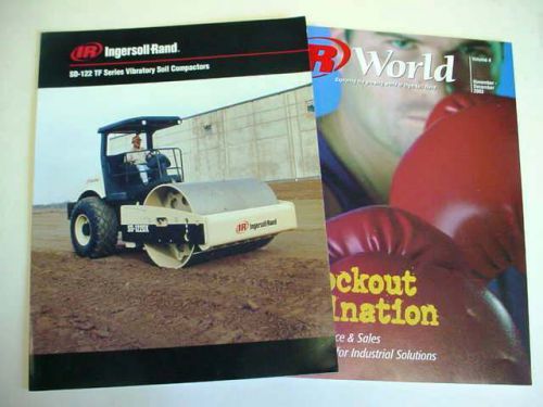 Ingersoll-Rand SD-122 Vib Roller Compactor Literature