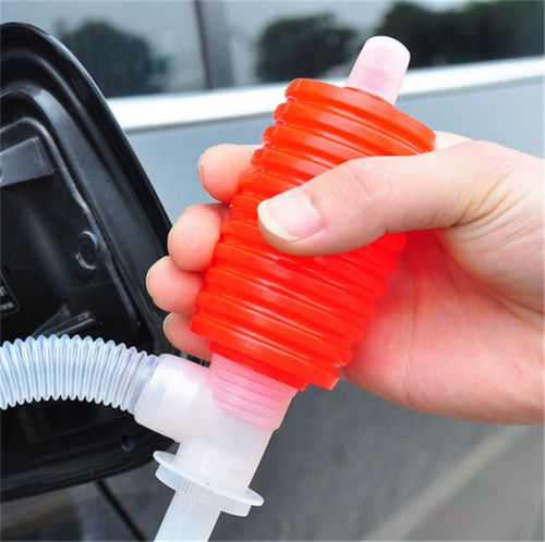 1pcs Plastic Sucker Pipe Hand Air Pump Transfer Oil Water Liquid Siphon tool