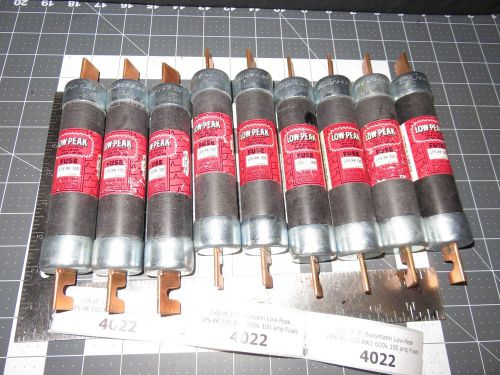 Lot of 3 Bussmann LPS-RK-100 Low-Peak Fuse 600vac 100a  (4022)