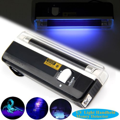 2016 New 2 in 1 Torch Portable Black Light Lamp UV Light Handheld Money Detector