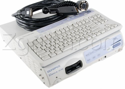 Olympus CV-180 Processor complete with keyboard, pigtail and cable