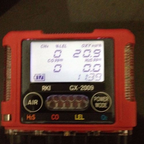 RKI INSTRUMENTS GX-2009 Multi-Gas PERSONAL MONITOR #72-0314RKC