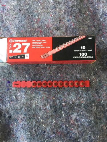 Ramset 5RS27 .27 Cal 10 Strips 100 Loads