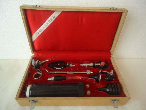 Vintage Rare SMIC Shanghai - Diagnostic Set for EYE, EAR, NOSE &amp; LARYNX+BOX