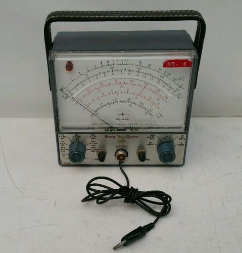 Vtg RCA Senior VoltOhmyst WV-98C Volt Multimeter Tester Portable w/Needle - Viz