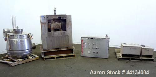 Used- baker perkins turbosphere mixer granulator, 316 stainless steel. approxima for sale