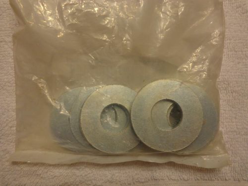 3/4&#034; x 2.000&#034; OD Zinc Finish Steel USS General Purpose Flat Washer Qty 10