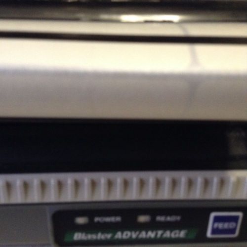 COGNITIVE BLASTER ADVANTAGE LABEL PRINTER MODL BD422003-C37PARALLEL/SERIAL I/F