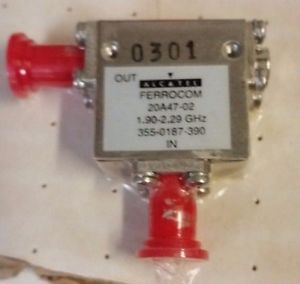 Alcatel Ferrocom 20A47-02 Isolator 1.90-2.29 Ghz 355-0187-390