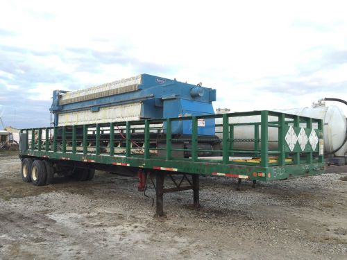 Filter Press PERRIN FILTER PRESS on trailer, MOBILE UNIT 95 cu/ft