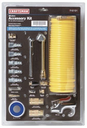 Craftsman 9-16191 compressor accessory kit, 20-piece for sale